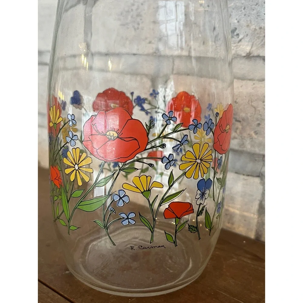 Vintage R Carman Poppy 1.5 Liter Jar‎